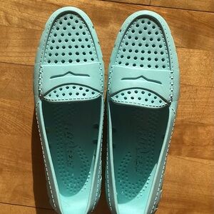 Skechers Women's Light Blue Perforated Loafers